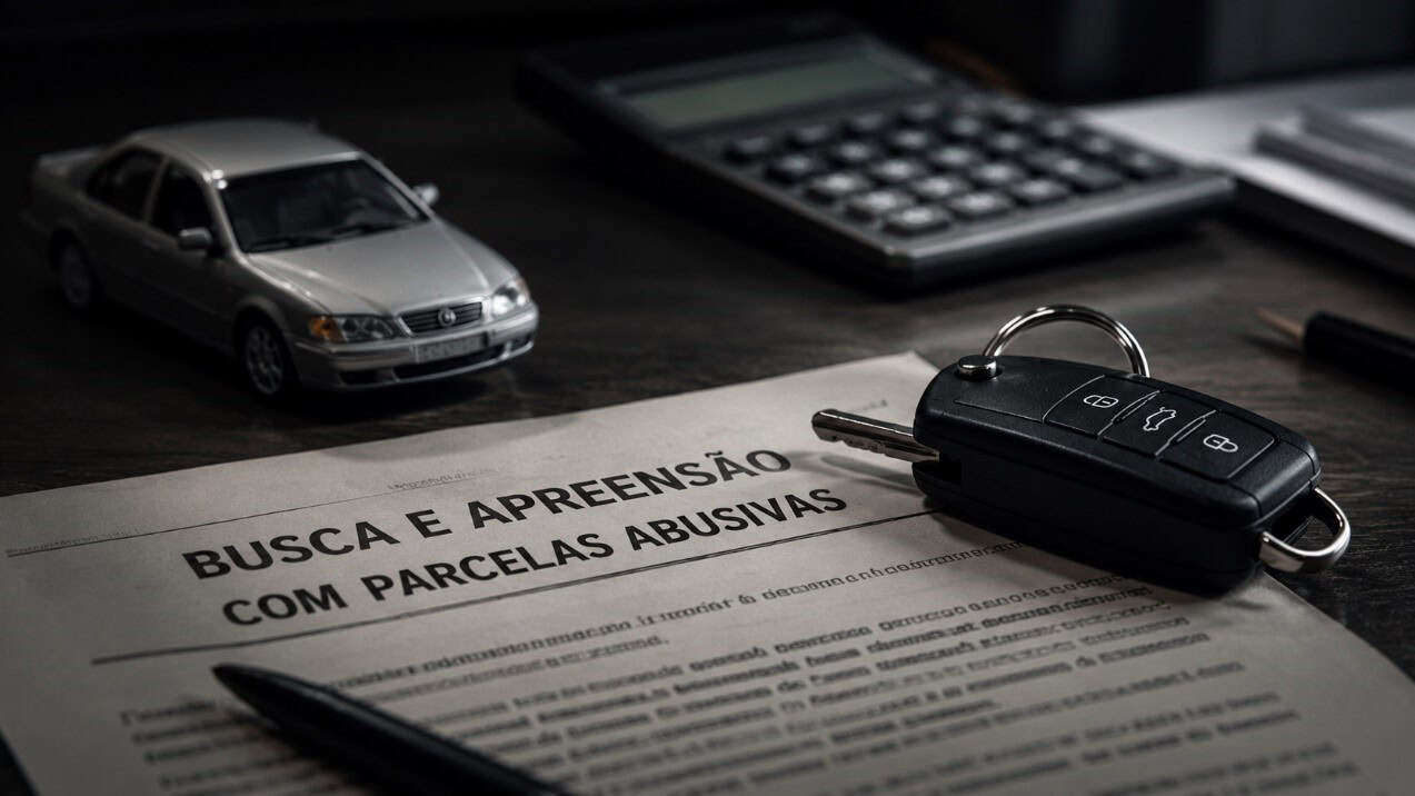 Busca e apreensão com parcelas abusivas